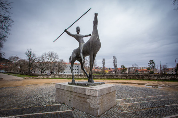Alka monumento dedicato alal Sinjiska Alka