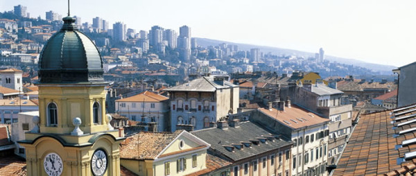 città di Fiume vista dall'alto