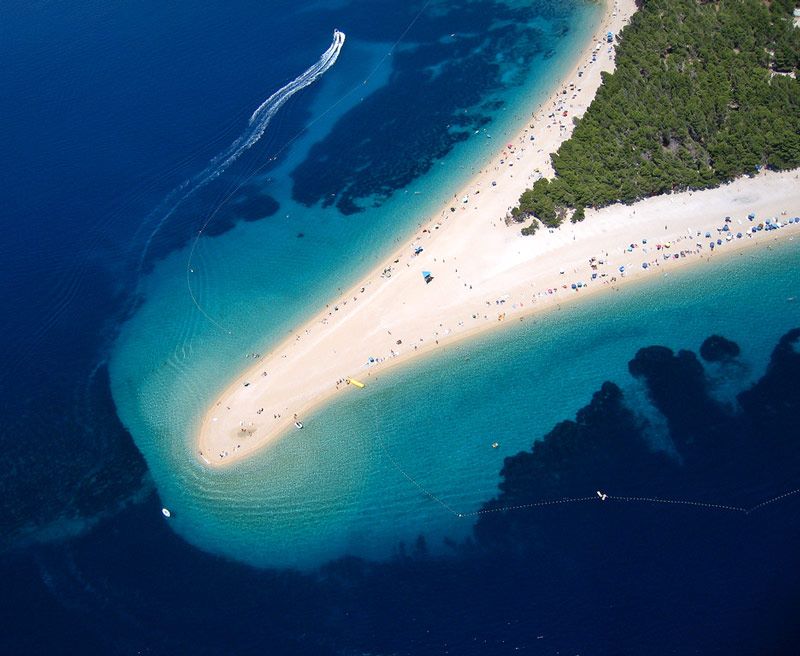 spiagge in Croazia Zlatni Rat o Corno d'oro