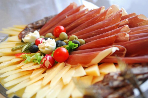 formaggio di pecora di Pag e prosciutto