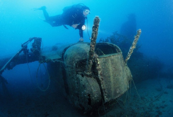 isola Hvar località Sucuraj relitto dell'areo B24 Le Petite Fleur