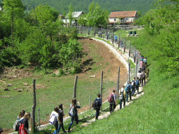 I recinti per gli orsi di Kuterevo